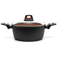 Каструля Hölmer кована з кришкою CR-1342-SBMCL Carrot 4,2 л (CR-1342-SBMCL Carrot)