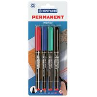 Набір маркерів Centropen Permanent 2846 1 мм, SET 4colors (BLister) (2846/4/BL)