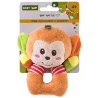 Брязкальце Baby Team м'яке Мавпочка (8501_Обезьянка)