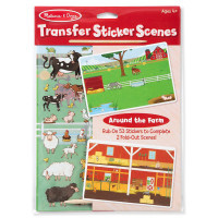 Набір для творчості Melissa&Doug Перевідні наліпки Ферма (MD9531)