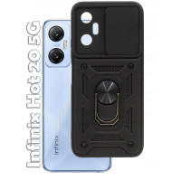 Чохол до мобільного телефона BeCover Military Infinix Hot 20 5G (X666B) Black (709094)