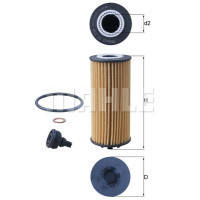 Фільтр масляний Mahle OX1238D