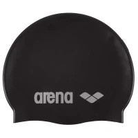 Шапка для плавання Arena Classic Silicone 91662-055 чорний Уні OSFM (3468333887410)