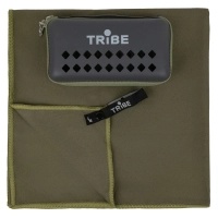 Туристичний рушник Tribe з мікрофібри в чохлі Pocket Towel 90х180 2XL Army-green (T-LC-0001-2XL-army-green)