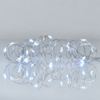 Гірлянда YES! Fun Нитка на мідному дроті 20 LED Холодно-біла 2 м Статична На батарейках (975021)
