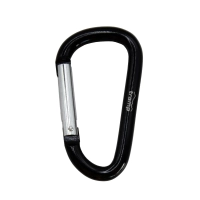 Карабін туристичний Tramp Набір 10 шт без муфти 7 cм Black (UTRA-301-black)