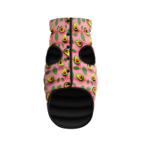 Курточка для тварин WAUDOG Clothes Авокадо на рожевому S 30 (404-4051)