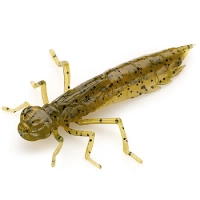 Силікон рибальський FishUP Dragonfly 1.2" 074 - Green Pumpkin Seed (10шт/уп) (1864.04.86)