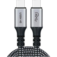 Дата кабель USB-C to USB-C 1.2m USB4.0 Gen3 240W (8K HDR) Choetech (XCC-1040-GY)