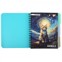 Блокнот Yes А5 Dreamer animals 144 аркуша пластикова обкладинка (681972)