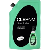 Рідке мило Clerom Lime and mint Дой-пак 500 мл (4820287020234)