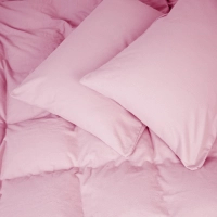 Постільна білизна MirSon 008 Pink Фланель 200х220 Євро (2200009651175)