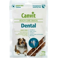 Ласощі для собак Canvit Denta для догляду за зубами та ротовою порожниною з куркою 200 г (8595602508808)