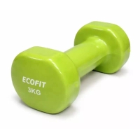 Гантель Ecofit MD2025 з вініловим покриттям 3 кг (K00026986)