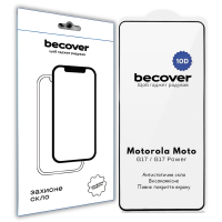 Скло захисне BeCover 10D Motorola Moto G17 / G17 Power Black (715138)