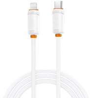 Дата кабель USB-C to Lightning 1.0m 27W white XO (XO-CB-300CL-WH)