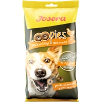 Ласощі для собак Josera LOOPIES MIT LAMM 150 г (4032254746997)
