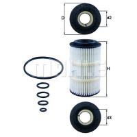 Фільтр масляний Mahle OX345/7D