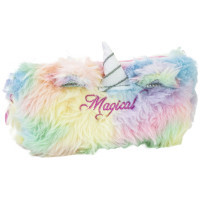 Пенал Cool For School плюшевий 1 відділення Magical рожевий (CF87107)