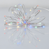Гірлянда YES! Fun Нитка на мідному дроті 40 LED Різнокольорова 4 м Статична На батарейках (975029)