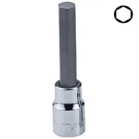 Торцева головка Toptul шестигранник HEX 8 мм 100мм 1/2" (BCEA1608)