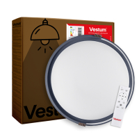 Світильник Vestum COLISEUM матовий 60W 395*60мм 3000К-6500К з ДК білий з синім (VS-91066)