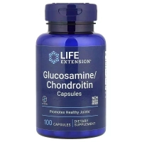 Вітамінно-мінеральний комплекс Life Extension Глюкозамін та хондроїтин, Glucosamine & Chondroitin, 100 капсул (LEX-52210)