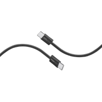 Дата кабель USB-C to USB-C 2.0m 60W PD EcoLine-CC200 black Promate (ecoline-cc200.black)