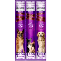Ласощі для собак Lucky Star Паличка з мʼясом качки 3х12 г (4820281500985)