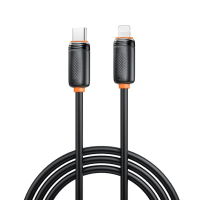 Дата кабель USB-C to Lightning 1.0m 27W black XO (XO-CB-300CL-BK)