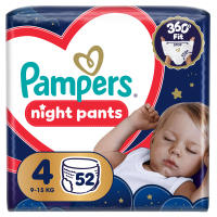 Підгузки Pampers Night Pants Розмір 4 (9-15 кг) 52 шт (8006530320665)