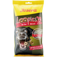Ласощі для собак Josera LOOPIES MIT RIND 150 г (4032254746973)