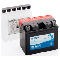 Акумулятор автомобільний EXIDE AGM 6Ah Ев (-/+) (100EN) (ETZ7-BS)