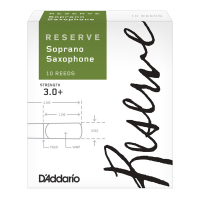 Тростина для саксофона D'Addario Reserve - Soprano Sax #3.0+ - 10 Pack (DIR10305)