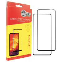 Скло захисне Dengos Oppo A40m Black 2 pcs (DG-TG2P-80)