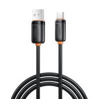 Дата кабель USB 2.0 AM to USB-C 1.0m 3A black XO (XO-CB-300UC-BK)