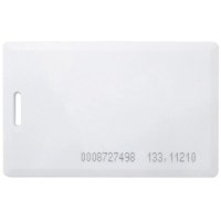 Безконтактна картка EM-Marine 1.8мм white, чип TK4100 с номером (1.8мм white, чіп TK4100 з номером)