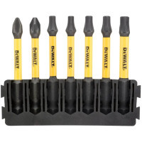 Набір біт DeWALT в касеті для Tough Case, FlexTorq, L57 мм,Рh2, Рz2,T20-2шт.T25-2шт.,T30 (DT70820)