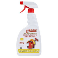 Спрей для чищення ванн San Clean Prof Line для генерального прибирання 750 г (4820003544358)
