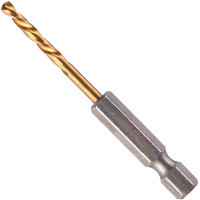 Свердло Milwaukee по металу RedHEX HSS-G TiN, 3,0 мм, (2шт) (48894763)