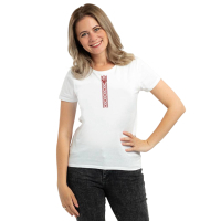 Футболка Sol's Regent Women Вишиванка стрічкою білий S (01825102/312S)