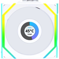 Кулер до корпусу Lian Li Uni Fan SL WIRELESS LCD Reverse, 120-1 (G99.12RSLLCD1W1W.00)