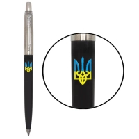 Ручка кулькова Parker JOTTER 17 Originals UKRAINE Black CT BP Тризуб син-жовтий (15632_T0016u)