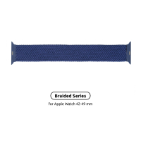 Ремінець до смарт-годинника Armorstandart Braided Solo Loop для Apple Watch 49/46/45/44/42 (Series 1-3) Atlantic Blue Size 6 (148 mm) (ARM58078)