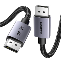 Кабель мультимедійний DisplayPort M to DisplayPort M 3.0m V1.4 8K60Hz black Ugreen (25906)