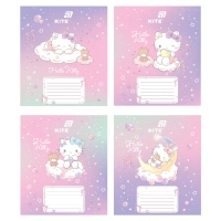 Зошит Kite Hello Kitty, 12 аркушів, коса лінія (HK26-235-1)