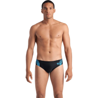 Плавки Arena Openings Swim Briefs 008065-580 чорний, синій 80 (3468337418825)