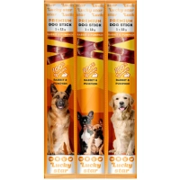 Ласощі для собак Lucky Star Паличка з мʼясом кролика та гарбузом 3х12 г (4820281501005)