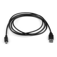 Дата кабель USB 2.0 AM to Mini 5P 1.8 m Vinga (VCPDCAMMIM1.8BK)
