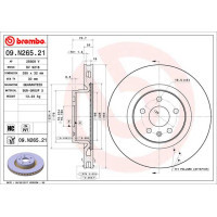 Гальмівний диск Brembo 09.N265.21